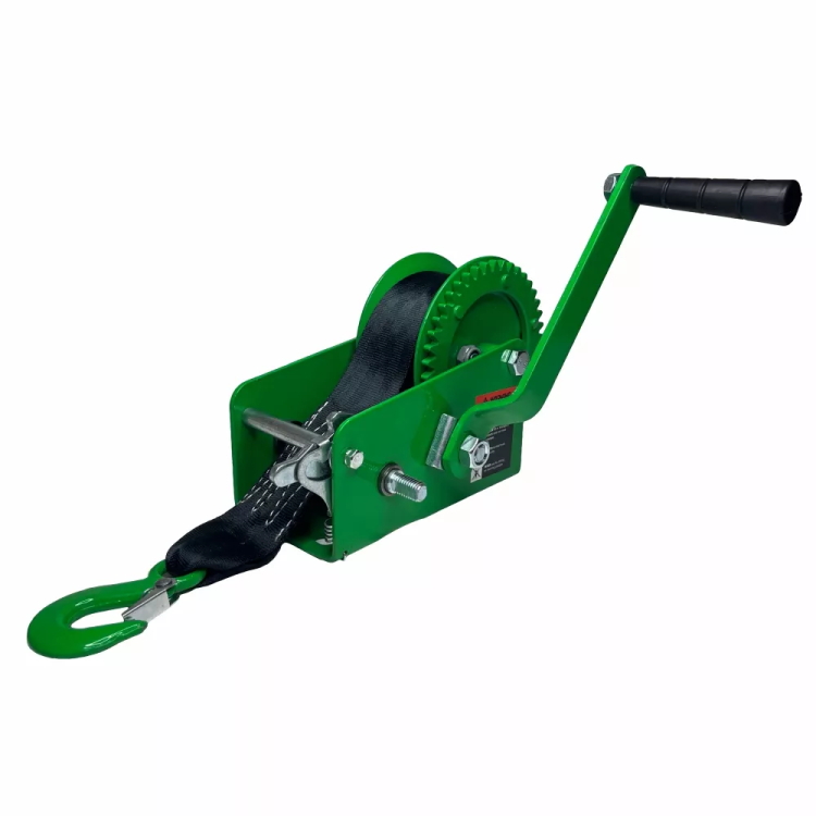 Лебедка ручная барабанная HITCH HW 1100 1100 кг лента 10 м (SZ073169) купить в Ханты-Мансийске