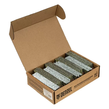 Гвозди для пнев. нейлера (оцинк.), длина - 75 мм, диам. - 3,05 мм, 2000 шт. Denzel 57687 купить в Ханты-Мансийске