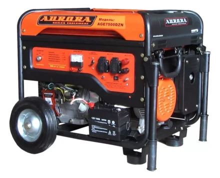 Бензогенератор Aurora AGE 7500 DZN с блоком автоматики купить в Ханты-Мансийске