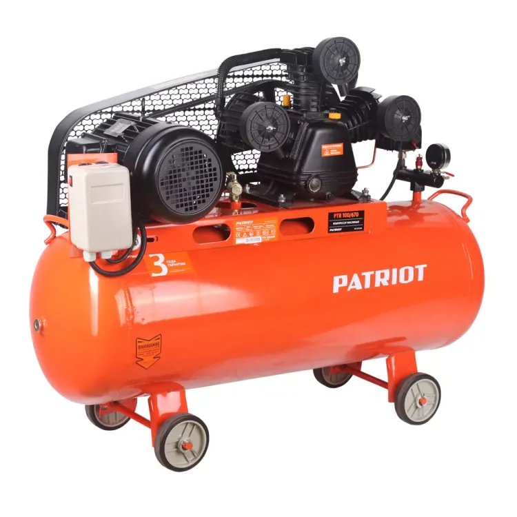 Компрессор масляный поршневой ременной PATRIOT PTR100/670 купить в Ханты-Мансийске