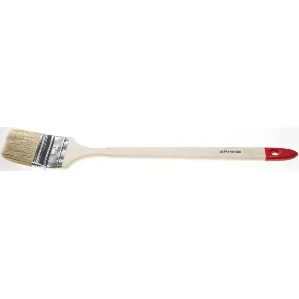 Кисть радиаторная STAYER "EURO", светлая натуральная щетина, деревянная ручка, 75мм 0111-75 купить в Ханты-Мансийске