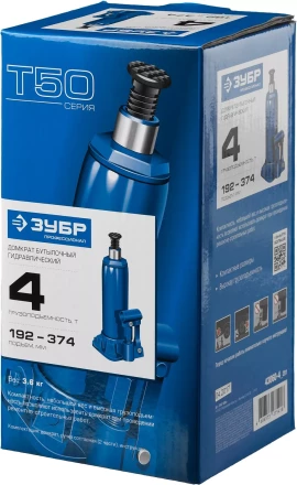 Домкрат бутылочный гидравлический модель Т-50 серия ПРОФЕССИОНАЛ 43060-15 купить в Ханты-Мансийске