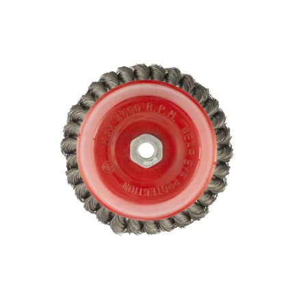 Щетка для УШМ 150 мм М14 "чашка" крученая проволока 0,35 мм MTX 74618 купить в Ханты-Мансийске