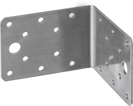 ЗУБР НКУ-2.0, 65 x 90 x 90 x 2 мм, нержавеющий крепежный уголок, Профессионал (310526-65) купить в Ханты-Мансийске