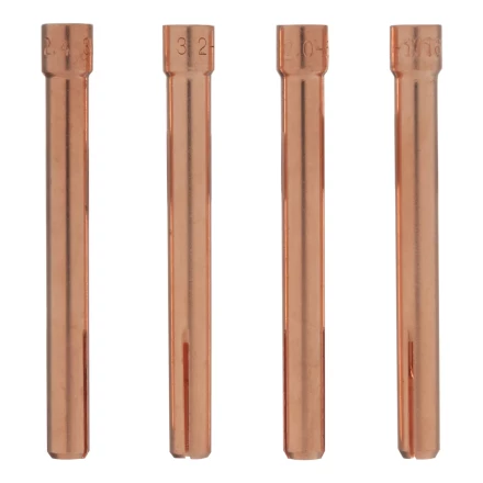 Набор цанг для электрода 1,6мм, 2,0мм, 2,4мм, 3,2 мм Denzel 93657 купить в Ханты-Мансийске