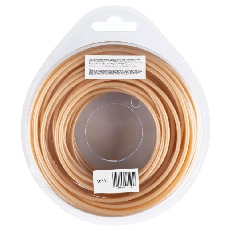 Леска для триммера армированная алюминием круглая, 2,7мм х 15м, блистер ALUFLEX Denzel 96831 купить в Ханты-Мансийске