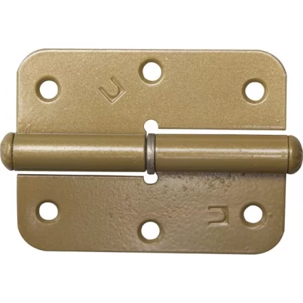 Петля накладная стальная &quot;ПН-85&quot;, цвет золотой металлик, правая, 85мм 37643-85R купить в Ханты-Мансийске