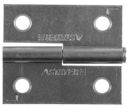 Петля дверная STAYER &quot;MASTER&quot; разъемная, цвет белый цинк, левая, 50мм 37613-50-1L купить в Ханты-Мансийске