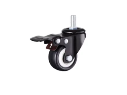 Колесо мебельное поворотное SCZTB 25 50 мм с болтом и тормозом 1027261 купить в Ханты-Мансийске