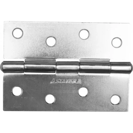 Петля дверная STAYER &quot;MASTER&quot; универсальная, цвет белый цинк, 100мм 37611-100-1 купить в Ханты-Мансийске