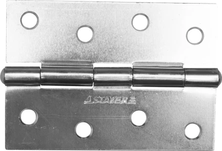 Петля дверная STAYER &quot;MASTER&quot; универсальная, цвет белый цинк, 100мм 37611-100-1 купить в Ханты-Мансийске