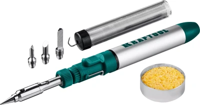 SolderGas 70B набор 8-в-1, газовый паяльник, горелка, фен, 30-70 Вт,  1300°С 55504-H8