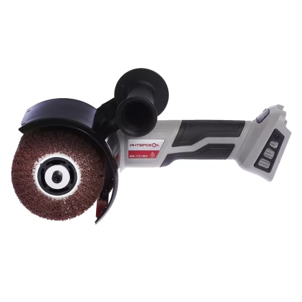 Щеточная шлифовальная машина с бесщеточным (вентильным) двигателем ИНТЕРСКОЛ ШМ-110/18ВЭ аккумуляторная Li-ion АПИ (картон, без аккум. и ЗУ) купить в Ханты-Мансийске
