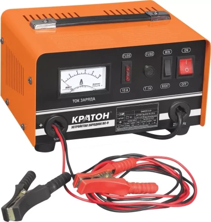 Зарядное устройство для аккумулятора Кратон ВС-9 (220В 100W 12V) 3 06 01 004 купить в Ханты-Мансийске