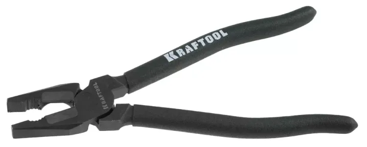 Плоскогубцы KRAFTOOL "KarbMax" комбинированные, с твердосплавными вставками, покрытие оксидированное с полировкой, 220мм 22018-1-22 купить в Ханты-Мансийске