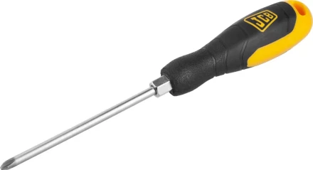 Отвертка JCB, хромомолибденовая сталь S2, двухкомпонентная рукоятка, магнитный наконечник, PH №2х125мм JSD004 купить в Ханты-Мансийске