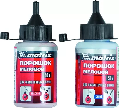 Порошок  меловой синий 115 г для разметочных шнуров  MATRIX 84860 купить в Ханты-Мансийске