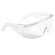 Очки защитные открытого типа прозрачные ударопрочный поликарбонат  СИБРТЕХ 89155 купить в Ханты-Мансийске