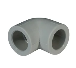 Уголок PP-R 90° 40мм серый (10/140) 44133