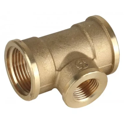 Тройник GENERAL FITTINGS переходной, латунь, г/г/г, 3/4"-1/2"-3/4" 51061-3/4-1/2-3/4