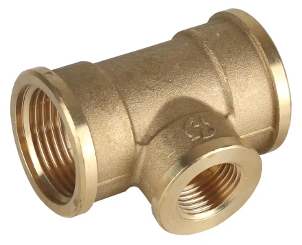 Тройник GENERAL FITTINGS переходной, латунь, г/г/г, 3/4&quot;-1/2&quot;-3/4&quot; 51061-3/4-1/2-3/4 купить в Ханты-Мансийске