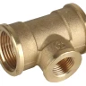 Тройник GENERAL FITTINGS переходной, латунь, г/г/г, 3/4"-1/2"-3/4" 51061-3/4-1/2-3/4 купить в Ханты-Мансийске