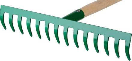 Грабли РОСТОК садовые с черенком, 14 прямых зубцов 421901-14 купить в Ханты-Мансийске