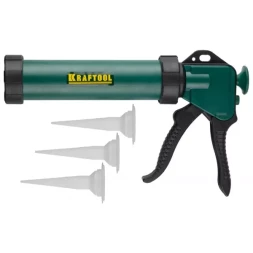 Пистолет для герметика KRAFTOOL "KraftSeal" 06677, закрытый, 320мл 06677_z01