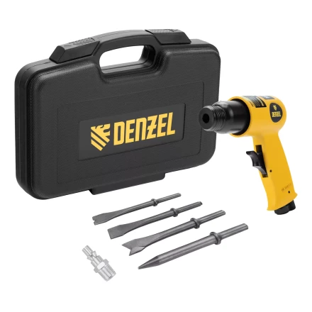 Пневматический молоток Denzel НР4500 + набор насадок, 113 л/мин, 4500 уд/мин 57468 купить в Ханты-Мансийске