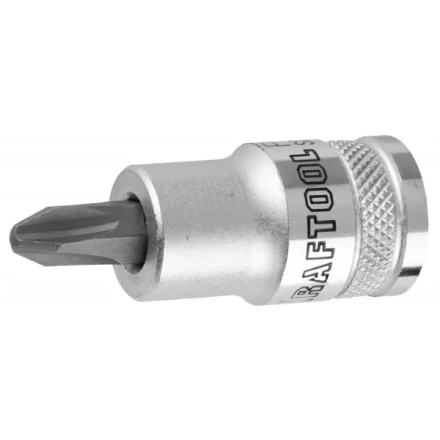 Торцовая бита-головка KRAFTOOL &quot;INDUSTRIE QUALITAT&quot;, материал S2, PHILLIPS, сатинированная, 1/2&quot;, PH4 27901-4_z01 купить в Ханты-Мансийске