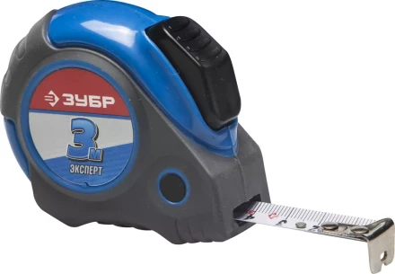 Рулетка ЗУБР "ЭКСПЕРТ", двухкомпонентный корпус, автостоп, 3м/16мм 34057-03-16_z02 купить в Ханты-Мансийске