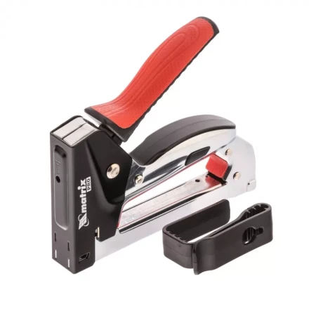 Степлер мебельный стальной быстрая загрузка тип скобы 53 6-10 мм PRO Matrix 40916 купить в Ханты-Мансийске