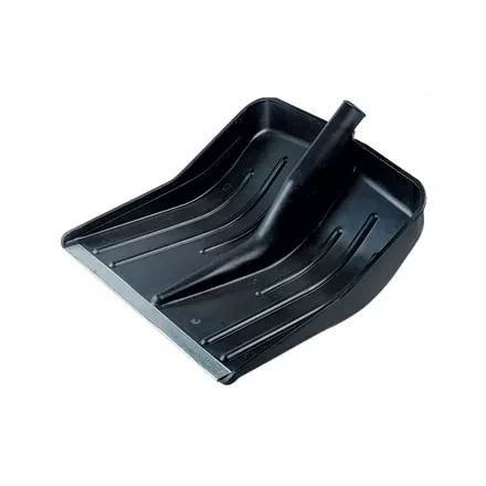 Лопата снеговая 360 х 400 мм без черенка пластмассовая металлическая окантовка  СИБРТЕХ Россия 61578 купить в Ханты-Мансийске