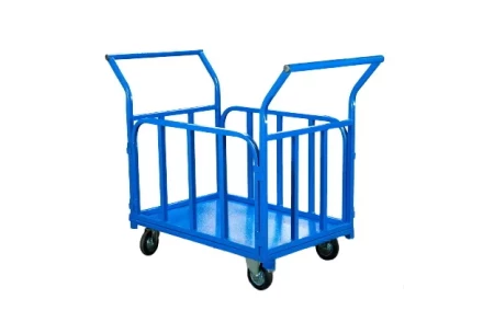 Тележка платформенная TOR ТП-Б (800х1400) с бортами и двумя ручками (колеса 160) 1048699 купить в Ханты-Мансийске