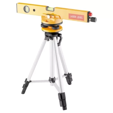 Уровень лазерный 400 мм 1050 мм штатив 3 глазка набор база 2.линзы в пласт. боксе MTX 350299 купить в Ханты-Мансийске