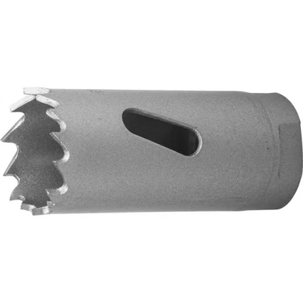 Коронка ЗУБР "ЭКСПЕРТ" биметаллическая, быстрорежущая сталь, глубина сверления до 38мм, d-22мм 29531-022_z01 купить в Ханты-Мансийске