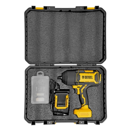 Гайковерт ударный аккумуляторный бесщет. CIWH-BL-20-1000, Li-Ion, 20 В// Denzel 26528 купить в Ханты-Мансийске