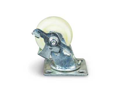 Колесо большегрузное поворотное SCdnb 42 100 мм полипропиленовое с тормозом 1024222 купить в Ханты-Мансийске