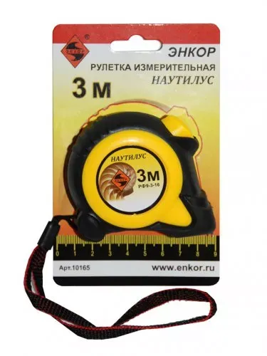 Рулетка 3м Наутилус Энкор 10165 купить в Ханты-Мансийске