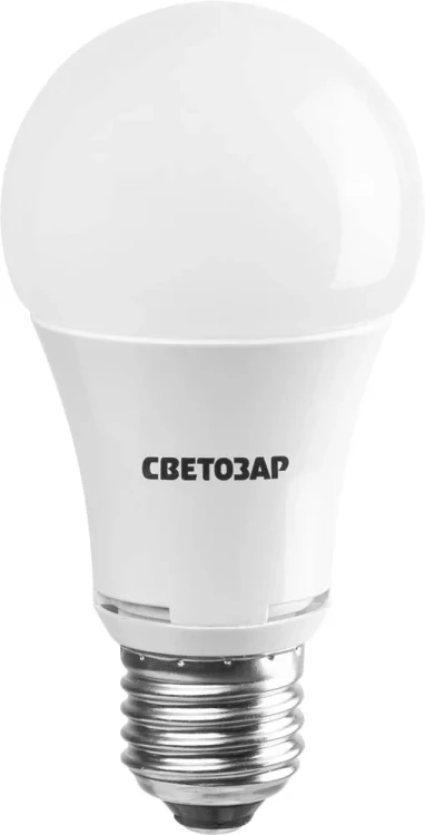 Лампа СВЕТОЗАР светодиодная "LED technology", цоколь E27(стандарт), теплый белый свет (2700К), 220В, 10Вт (75) 44505-75_z01 купить в Ханты-Мансийске