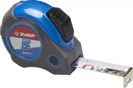 Рулетка ЗУБР &quot;ЭКСПЕРТ&quot;, двухкомпонентный корпус, автостоп, 5м/25мм 34057-05-25_z02 купить в Ханты-Мансийске