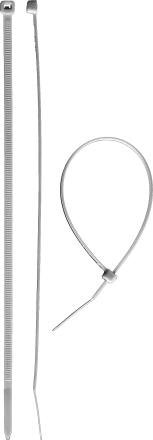 Кабельные стяжки белые КС-Б1 нейлоновые промфасовка серия ПРОФЕССИОНАЛ купить в Ханты-Мансийске
