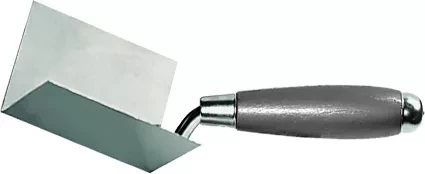 Мастерок из нерж. стали 80 х 60 х 60 мм для внутренних углов деревянная ручка  MATRIX 86308 купить в Ханты-Мансийске