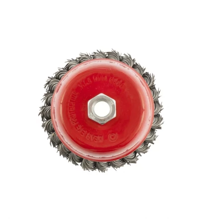 Щетка для УШМ 100 мм М14 "чашка" крученая проволока 0,8 мм MTX 74623 купить в Ханты-Мансийске