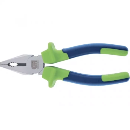 Плоскогубцы комбинированные 180 мм двухкомпонентные рукоятки СИБРТЕХ 17051 купить в Ханты-Мансийске