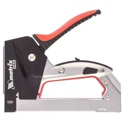 Степлер мебельный стальной быстрая загрузка тип скобы 53 4-14 мм PRO Matrix 40917 купить в Ханты-Мансийске