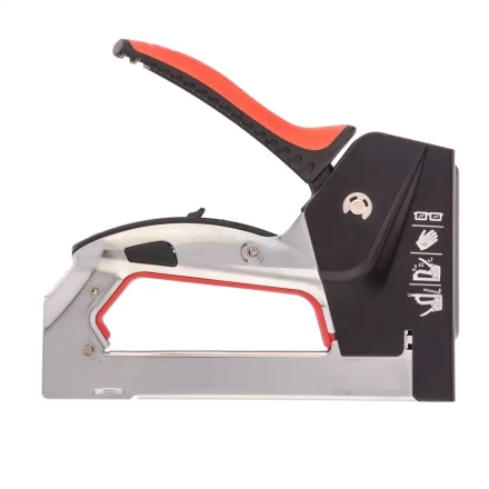 Степлер мебельный стальной быстрая загрузка тип скобы 53 4-14 мм PRO Matrix 40917 купить в Ханты-Мансийске