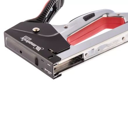 Степлер мебельный стальной быстрая загрузка тип скобы 53 4-14 мм PRO Matrix 40917 купить в Ханты-Мансийске