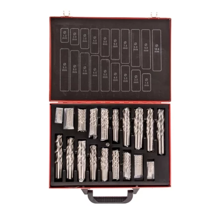 Набор сверл по металлу 1-10 мм 170 шт. HSS в металлическом кейсе Matrix 723170 купить в Ханты-Мансийске