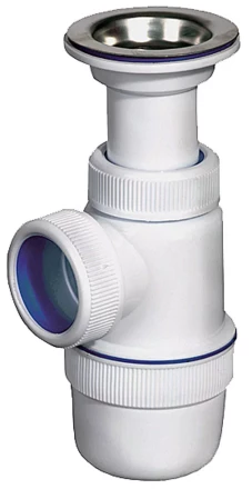 Сифон ЗУБР "ЭКСПЕРТ" колбовый для моек и раковин, выпуск - нержавеющая чашка 51813 купить в Ханты-Мансийске